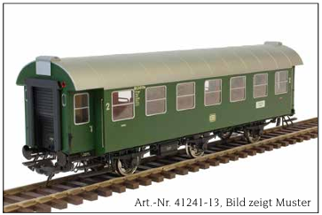 Lenz 41241-13 - Umbauwagen B3yge, 2.Kl., DB, Ep.3,
