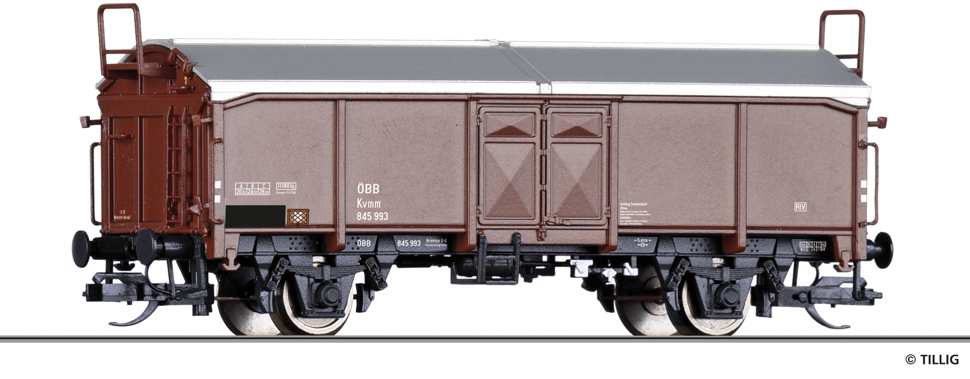 Tillig 17682 - Schiebedachwagen der ÖBB