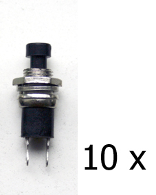 Tams 84-52113-10 - Drucktaster, rund, 1xSchließer,