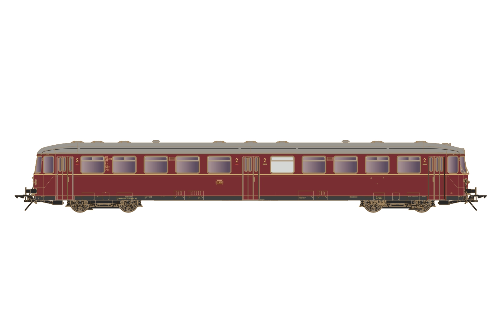Lenz 40416-01 - Beiwagen ESA 150, DB, Epoche 3, ro