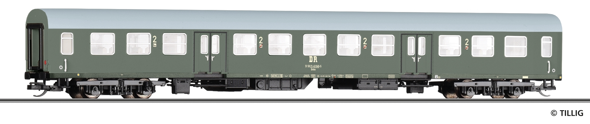 Tillig 12609 - Reisezugwagen der DR