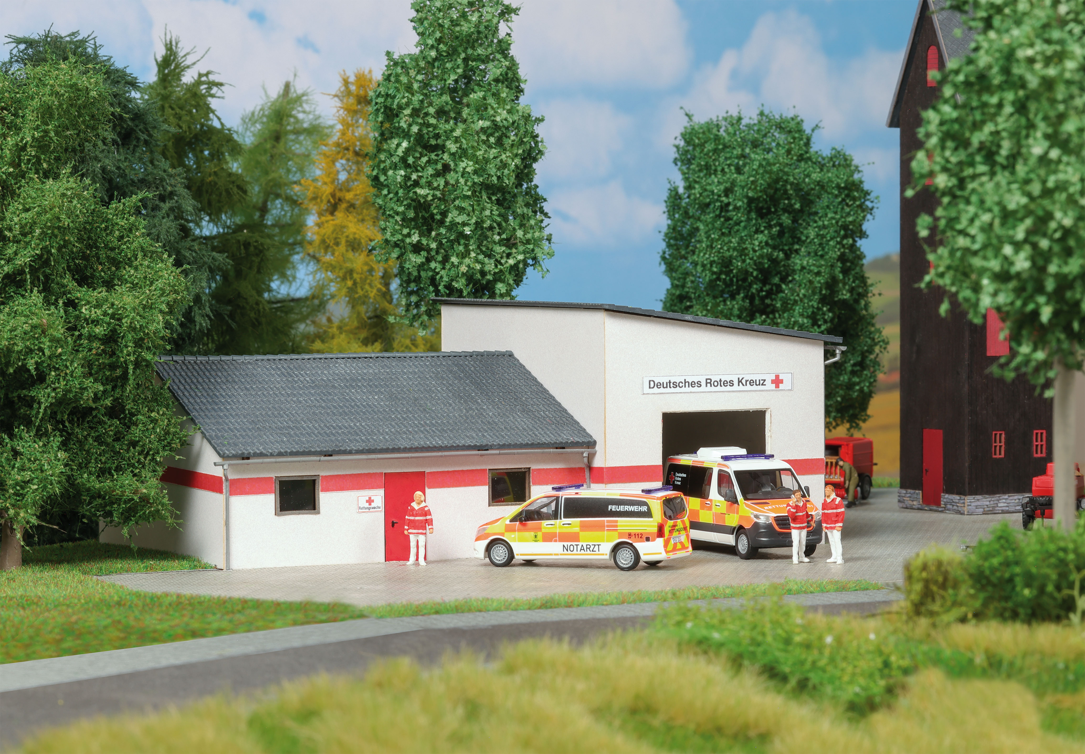 Busch 1742 - Rettungswache H0