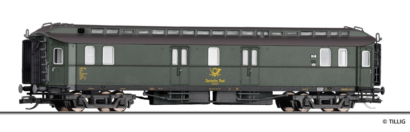 Tillig 12081 - Bahnpostwagen Deutschen Post