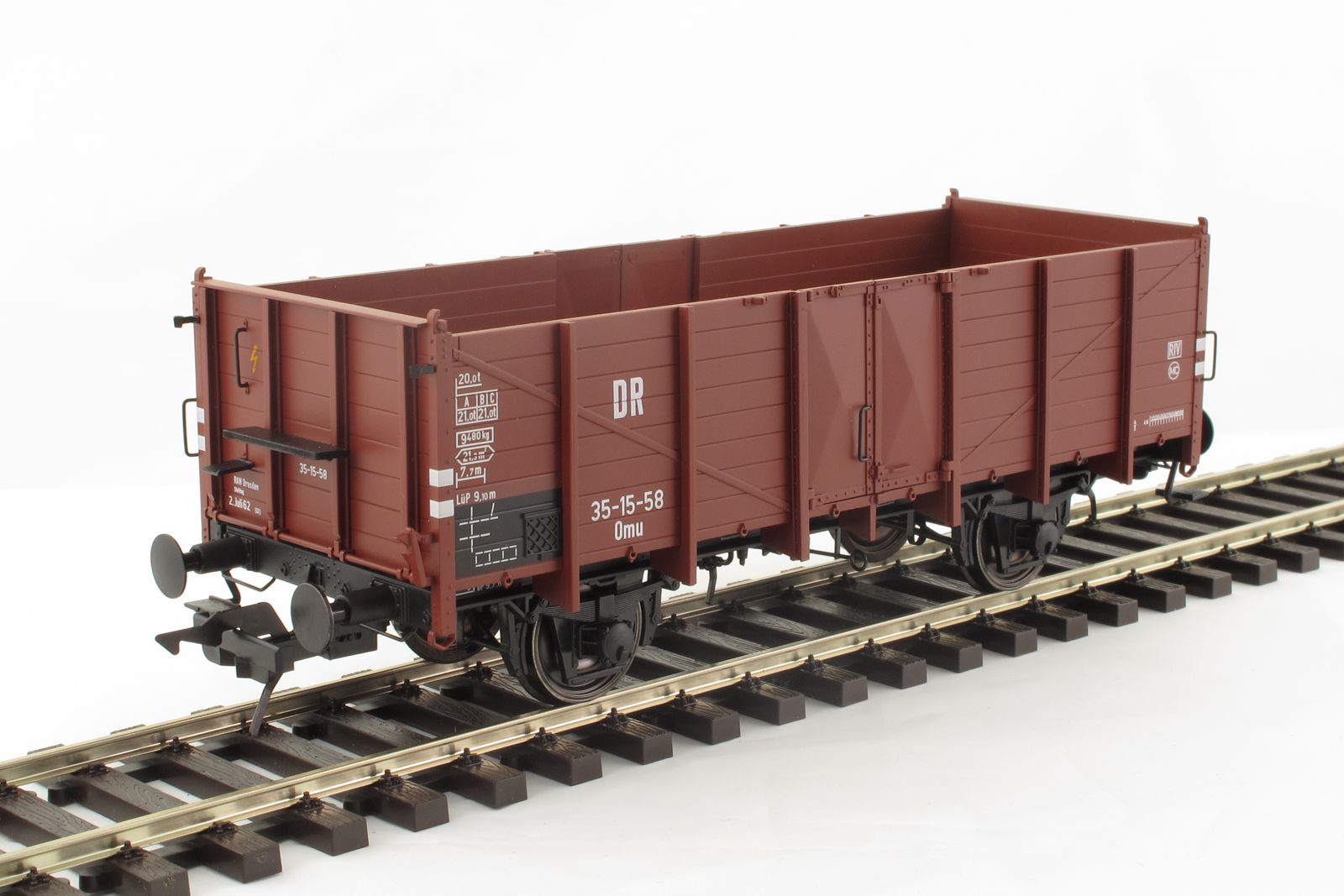 Lenz 42110-19 - Hochbordwagen Om12, DR, Epoche 3, 