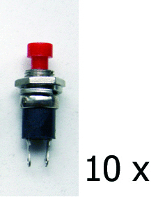 Tams 84-52117-10 - Drucktaster, rund, 1xSchließer,