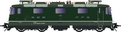 Lenz 40344-05 - Elektrolok Re 4/4 II RE 420 161, S