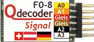 Qdecoder QD027 - Lichtsignaldecoder Qdecoder F0-8