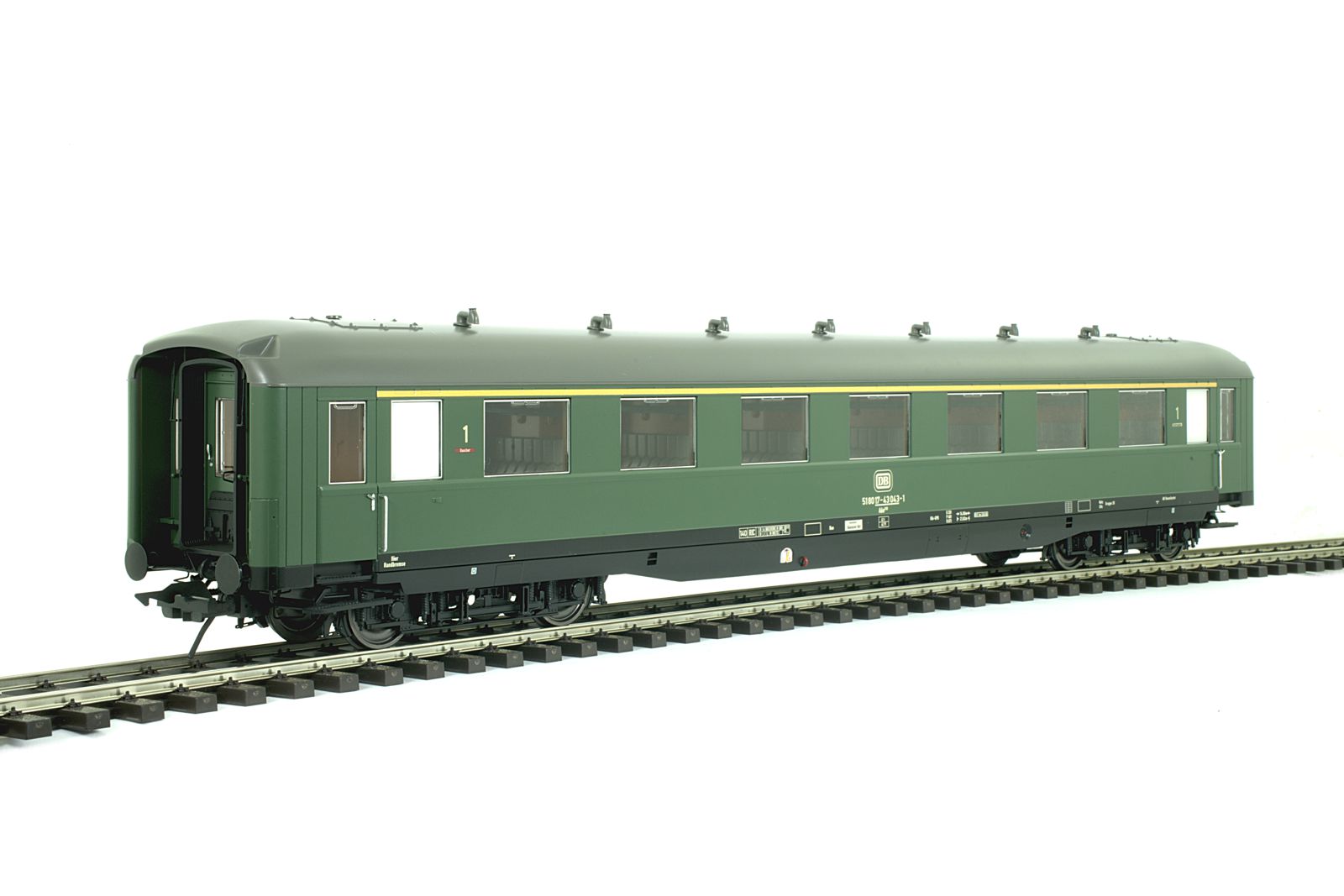 Lenz 41260-03 - Schürzenwagen AB4ü-38, DB, Epoche