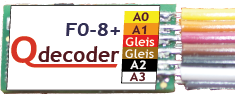 Qdecoder QD084 - F0-8+ Funktionsdecoder