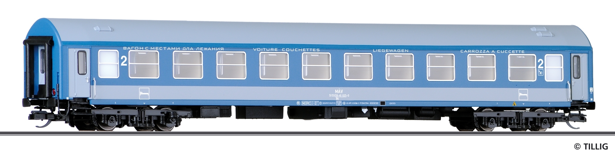 Tillig 16418 - Liegewagen der MAV