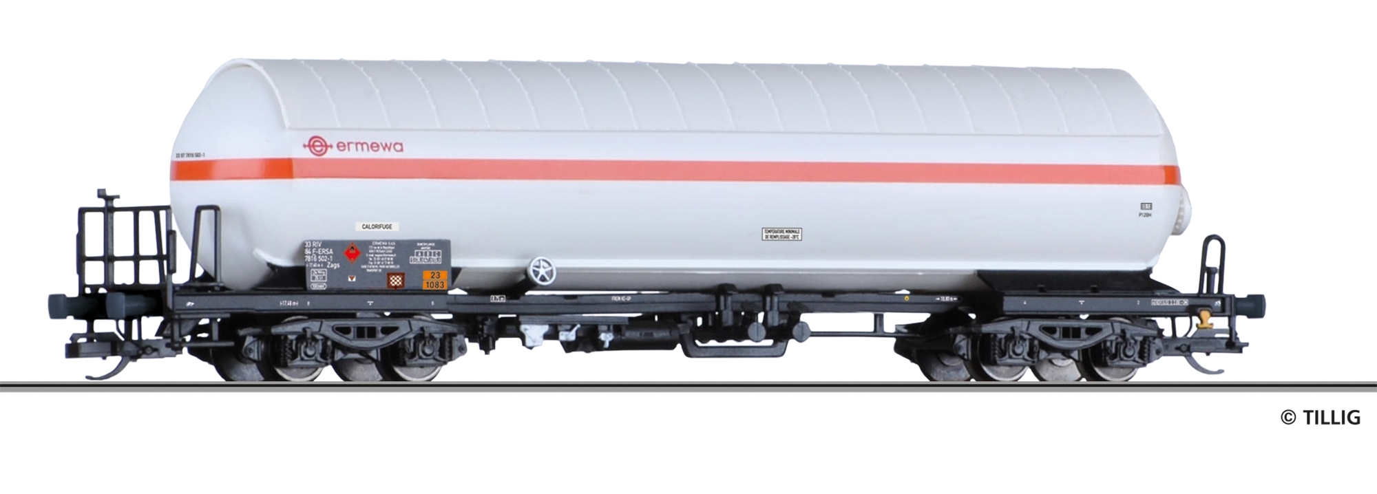 Tillig 15029 - Gaskesselwagen der ERMEWA