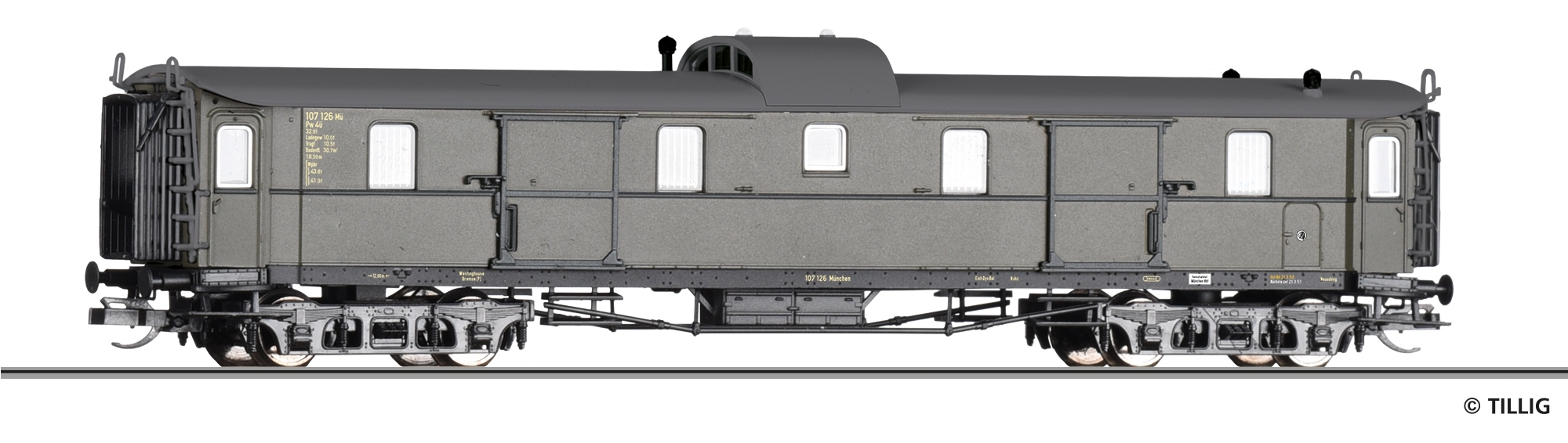 Tillig 12061 - Packwagen der DB